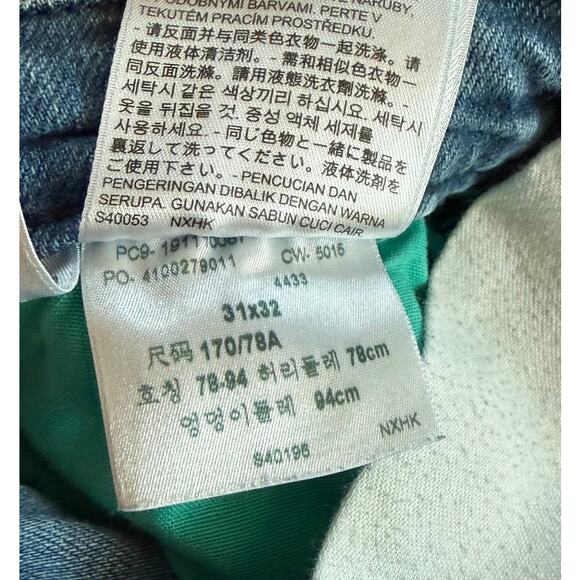 Levi’s 511 Men Slim Fit Jeans 31x32 Light Blue Stretch Denim Mid Rise Classic - Picture 9 of 11